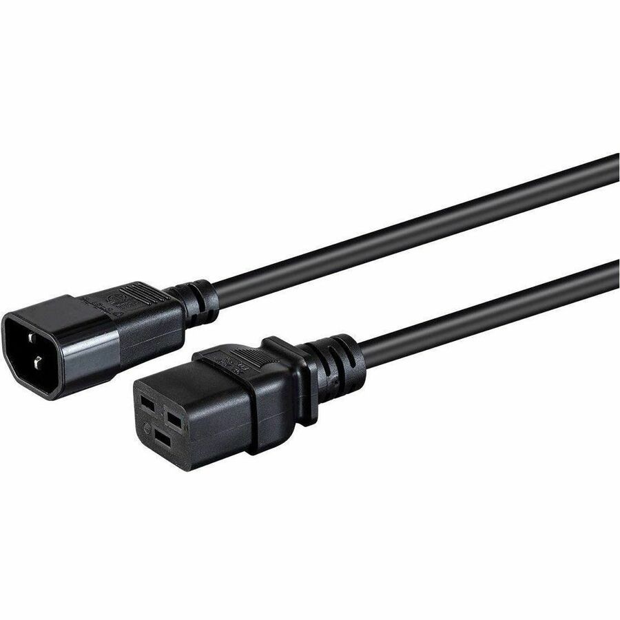 Monoprice Power Cord - Iec 60320 C14 To Iec 60320 C19 14Awg 15A/1875W SJT 100-25