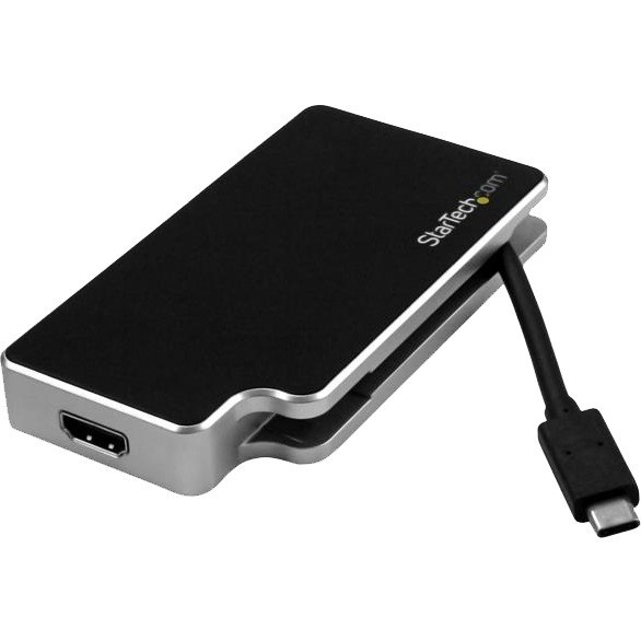 StarTech.com USB C Multiport Adapter - UHD 4K - USB C to VGA / DVI / HDMI - USB C Adapter