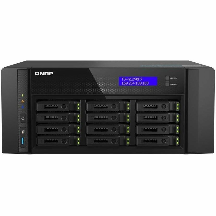 QNAP TS-h1290FX-7302P-256G SAN/NAS Storage System