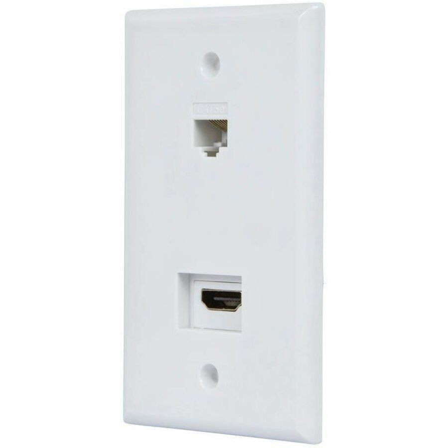 Monoprice Recessed Hdmi Wall Plate_ With 1 Hdmi F/F Adapter & 1RJ45 Cat5e Couple