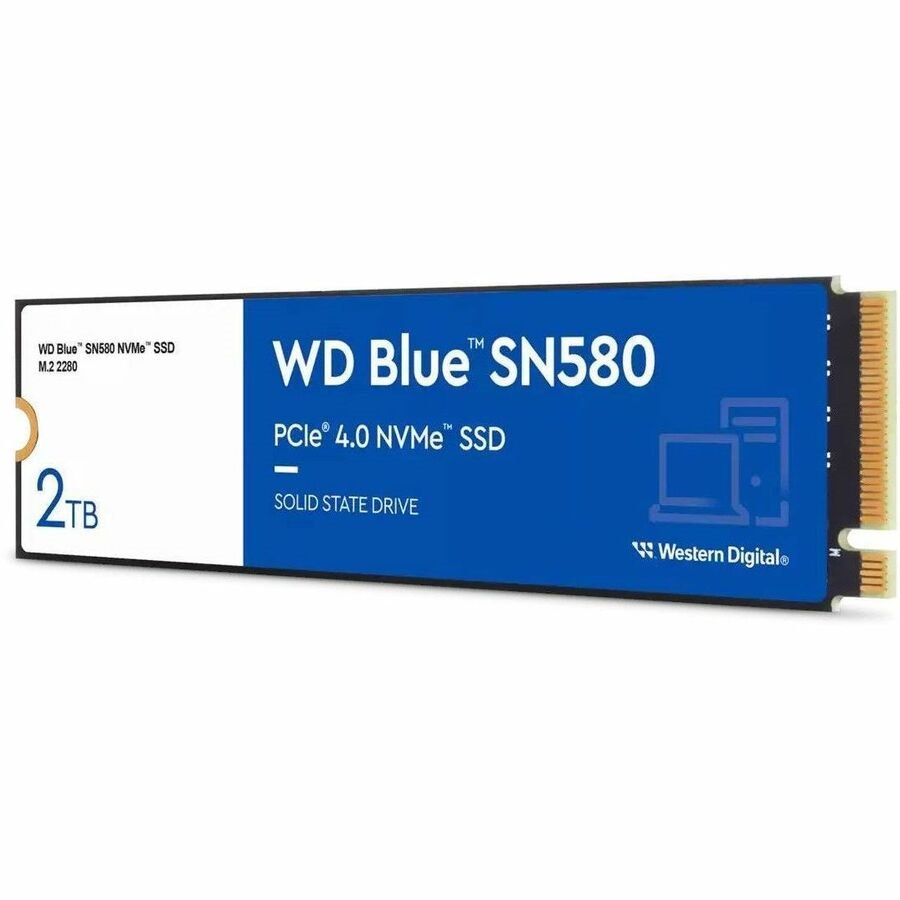 WD Blue SN580 WDS200T3B0E 2TB Solid State Drive - M.2 2280 Internal - PCI Express NVMe (PCI Express NVMe 4.0 x4)