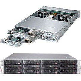 Supermicro SuperServer 6027PR-DC0FR Server Barebone System - 2U Rack-mountable - Socket R LGA-2011 - 2 x Processor Support