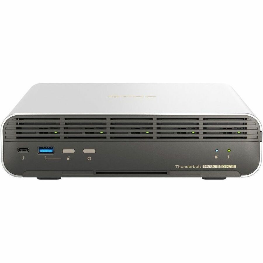 Qnap 5 Bay Nas (No Disk) Intel I3 8-Core 4.5GHz, 12GB, 10GbE (1), 2.5GbE (1), TB, TWR, 3YR