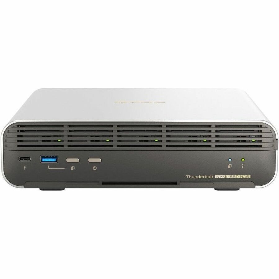 QNAP TBS-H574TX-I3-12G 5 x Total Bays SAN/NAS Storage System - 5 GB Flash Memory Capacity - Intel Core i3 i3-1320PE Octa-core (8 Core) - 12 GB RAM - DDR4 SDRAM