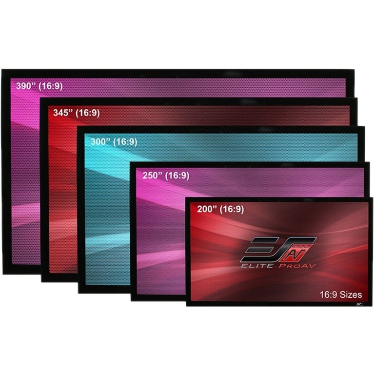 Elite Screens Pro Frame Plus PFV300H-PLUS 300" Fixed Frame Projection Screen