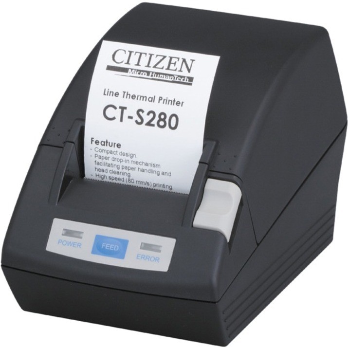 Citizen CT-S280 Desktop Direct Thermal Printer - Two-color - Receipt Print