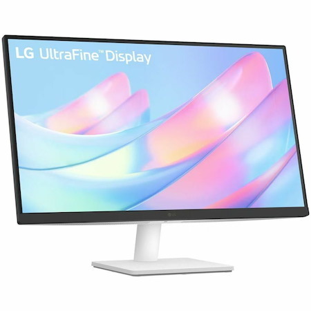 LG UltraFine 27US500-W 27" Class 4K UHD LED Monitor - 16:9 - White, Black