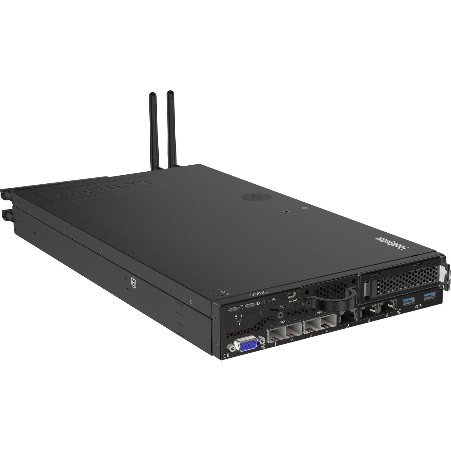 Lenovo ThinkSystem SE350 7D1XA027NA 1U Rack Server - 1 Xeon D-2123IT 2.20 GHz - 16 GB RAM - Serial ATA/600 Controller