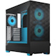 Fractal Design Pop Air RGB Computer Case - Mini ITX, Mini ATX, ATX Motherboard Supported - Tower - Steel, Tempered Glass - Cyan