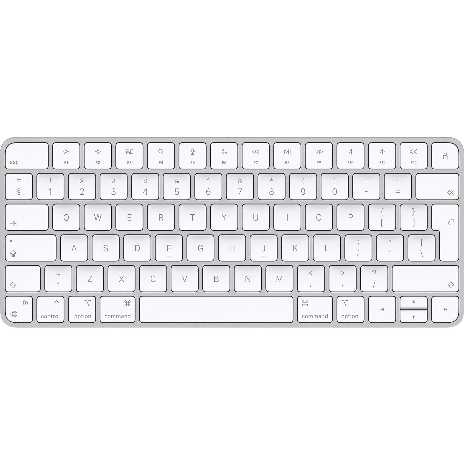 Apple Magic Keyboard - Wired/Wireless Connectivity - Lightning Interface - White
