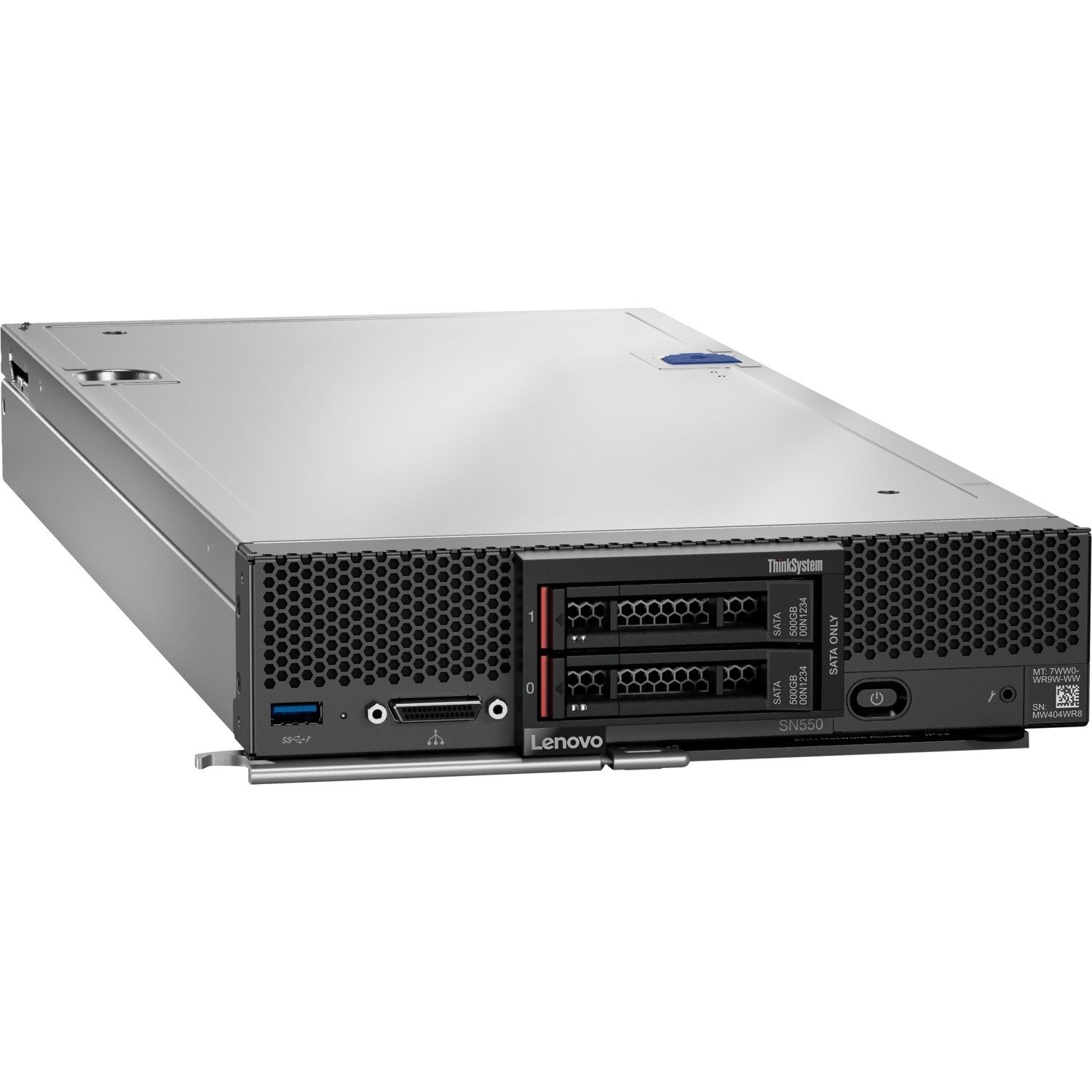 Lenovo ThinkSystem SN550 7X16A06JEA Blade Server - 1 Xeon Silver 4208 2.10 GHz - 32 GB RAM - Serial ATA/600 Controller