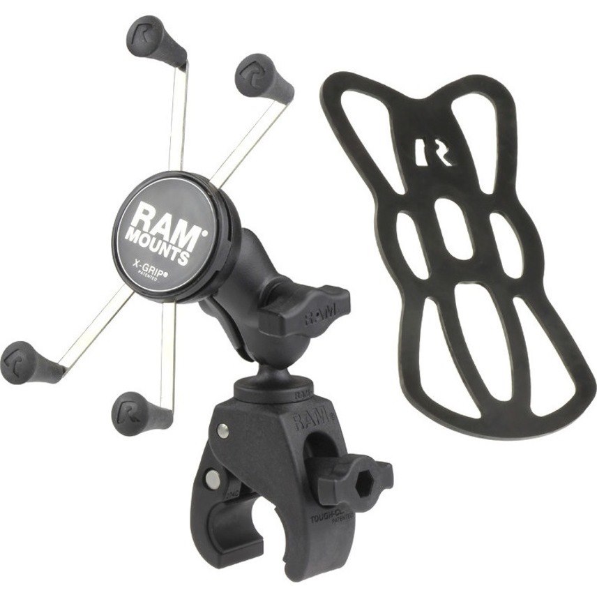 Ram Mounts Ram X-Grip Large Phone Mount With Tough-Claw Small Clamp Base - Short