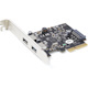 StarTech.com 2-Port USB PCIe Card 10Gbps/port - USB 3.2 Gen 2 Type-A PCI Express 3.0 x2 Host Controller Expansion Card - Windows/Linux