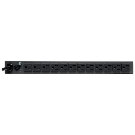 Eaton Tripp Lite Series 1.4kW Single-Phase Local Metered PDU, 120V Outlets (13 5-15R), 5-15P, 100-127V Input, 15 ft. (4.57 m) Cord, 1U Rack-Mount