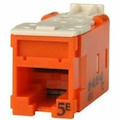 Ortronics Clarity High Density Jack (HDJ) CAT5E, T568A/B, Orange