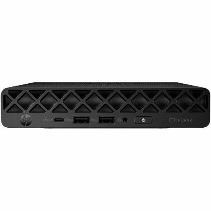 HP EliteDesk 8 G1i Desktop Computer - Intel Core Ultra 7 265T - vPro Technology - 16 GB - 256 GB SSD - Desktop Mini - Jack Black
