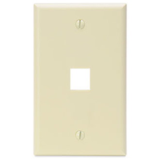 Leviton QuickPort 1 Socket Faceplate