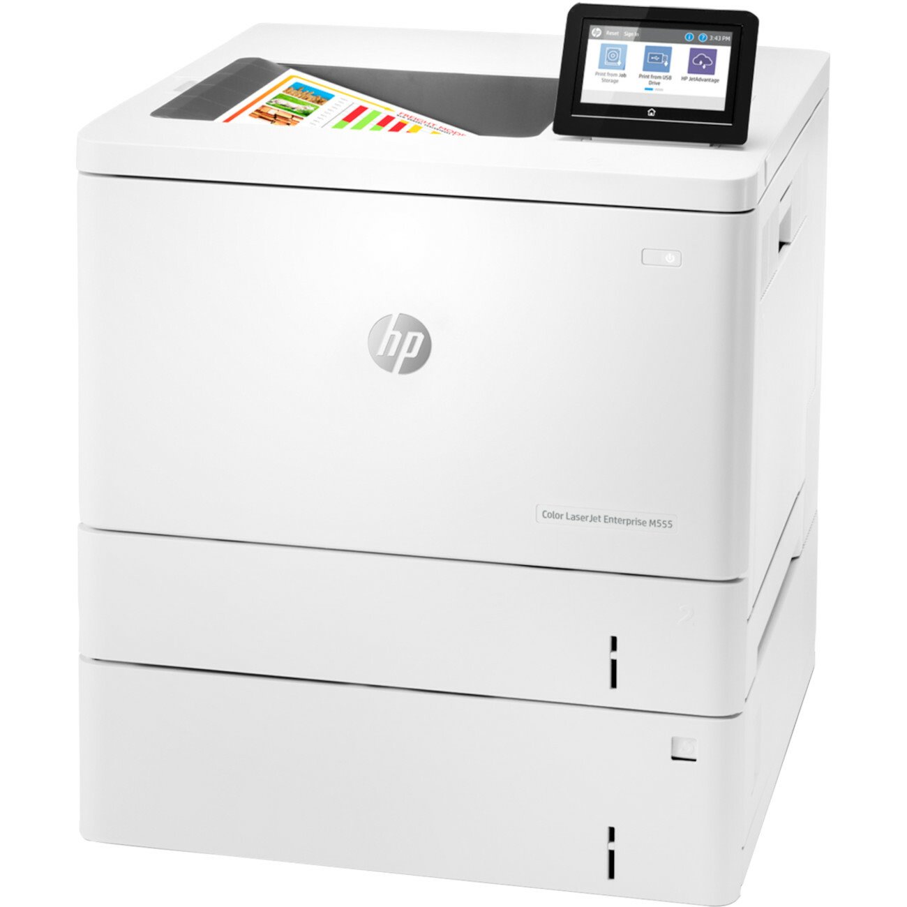 HP LaserJet Enterprise M555 M555x Desktop Laser Printer - Colour