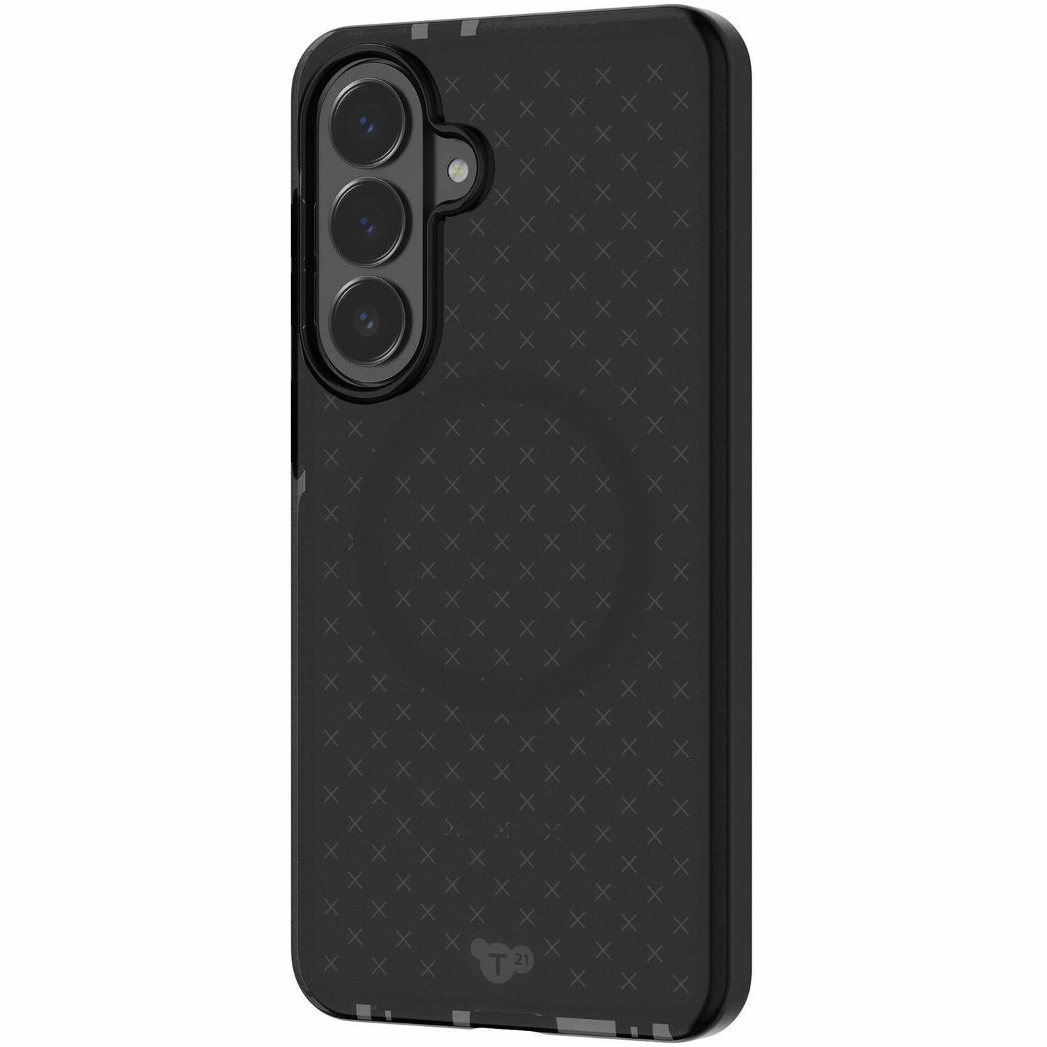 Tech21 EvoCheck Case for Samsung Galaxy S26+ Smartphone - Signature Check Pattern - Smokey, Black