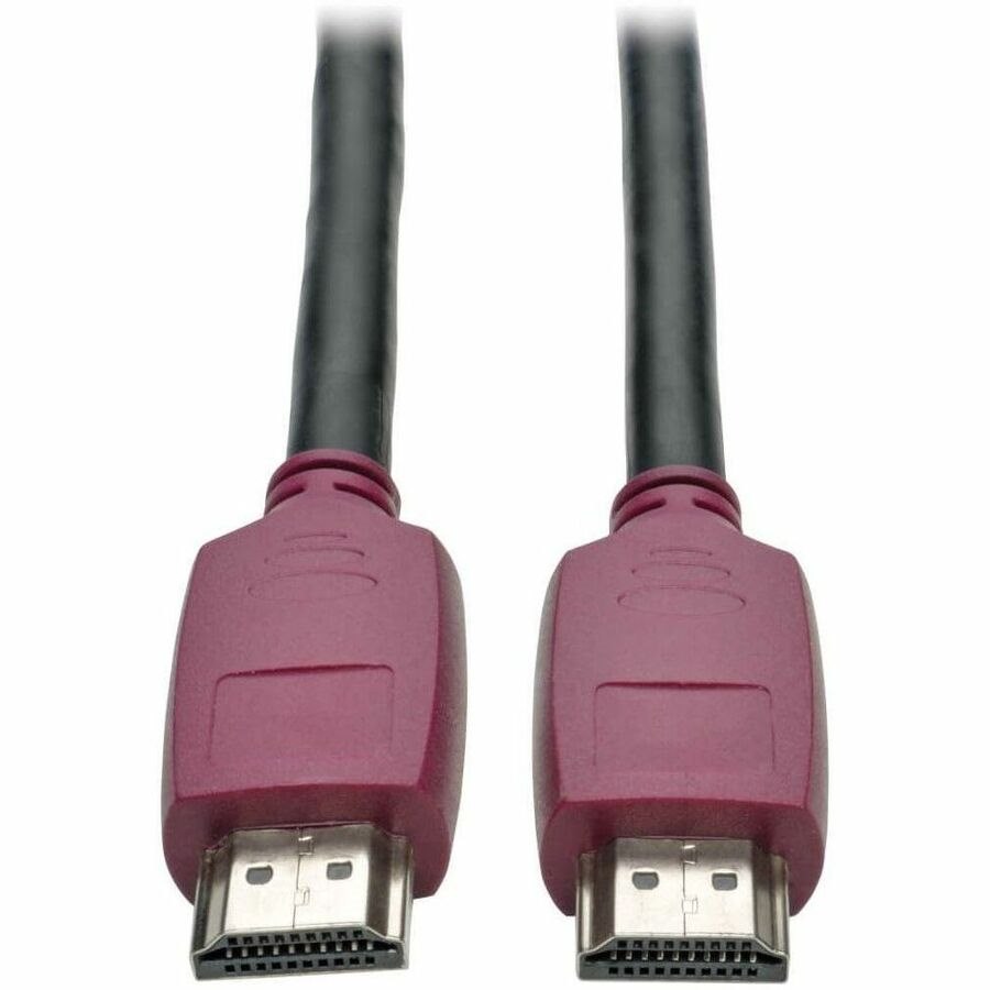 Eaton Tripp Lite Series 4K HDMI Cable with Ethernet (M/M) - 4K 60 Hz, Gripping Connectors, 15 ft.