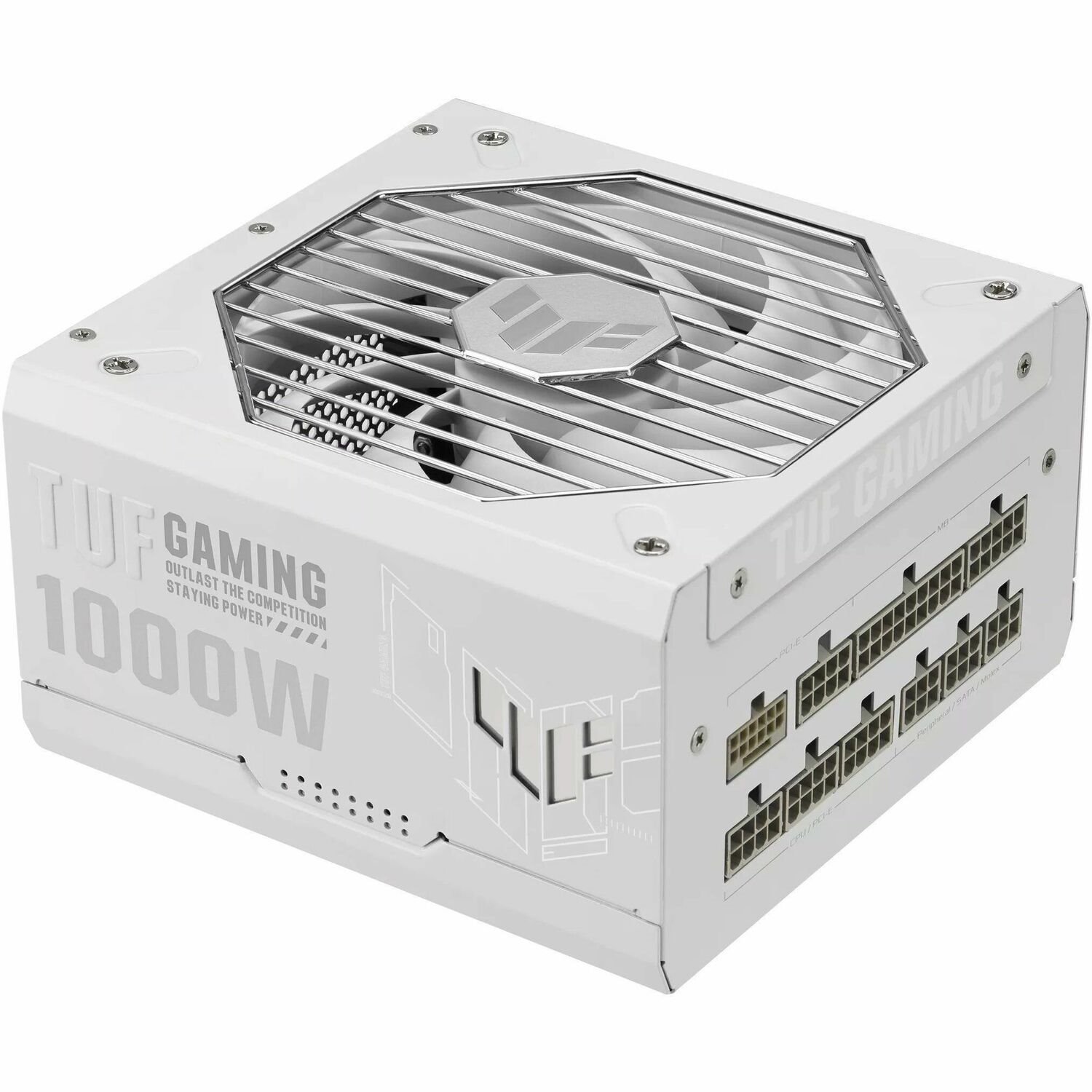 Asus TUF Gaming TUF-GAMING-1000G-WHITE ATX12V, ATX 3.0 Modular Power Supply - 1 kW