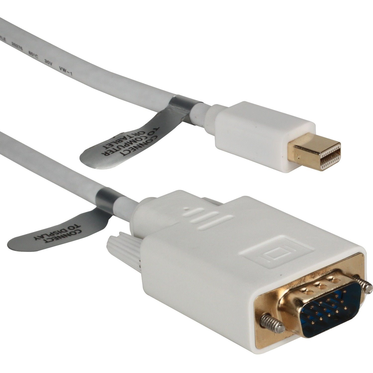 QVS 15ft Mini DisplayPort to VGA Video Cable