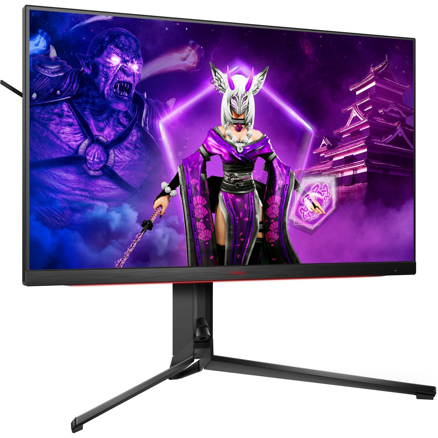 AOC AGON PRO AG324UX 32" Class 4K UHD Gaming LCD Monitor - 16:9 - Red, Black, Matte