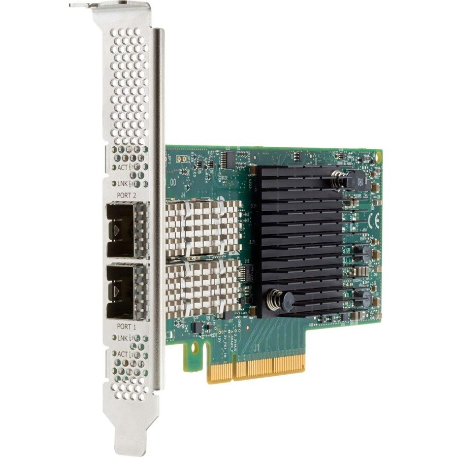 HPE Broadcom BCM57414 25Gigabit Ethernet Card for Server - 25GBase-X - SFP28 - Standup