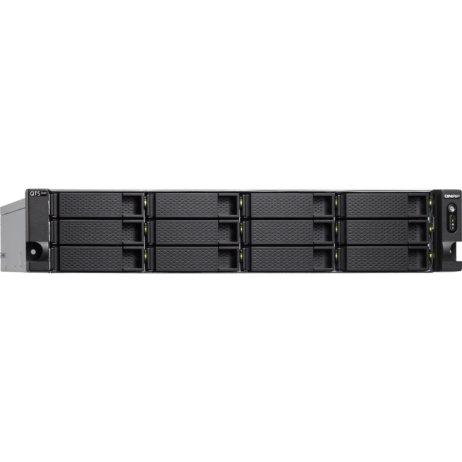 QNAP TS-h1277XU-RP-3700X-128G 12 x Total Bays SAN/NAS Storage System - 5 GB Flash Memory Capacity - AMD Ryzen 7 3700X Octa-core (8 Core) 3.40 GHz - 128 GB RAM - DDR4 SDRAM - 2U Rack-mountable