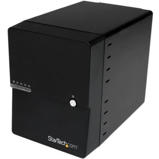 StarTech.com USB 3.0 / eSATA 4-Bay 3.5in SATA III Hard Drive Enclosure w/ built-in HDD Fan & UASP &acirc;&euro;" SATA 6Gbps