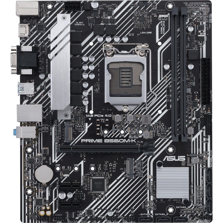 Asus Prime B560M-K Desktop Motherboard - Intel B560 Chipset - Socket LGA-1200 - Micro ATX