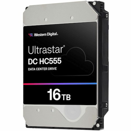 WD Ultrastar DC HC555 WUH722016CL5201 16 TB Hard Drive - 3.5" Internal - SAS - Energy-assisted Perpendicular Magnetic Recording (ePMR) Method