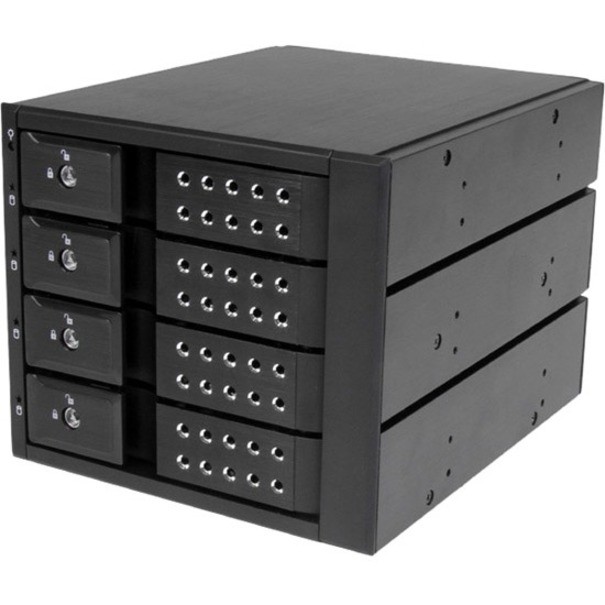 STARTECH.COM MOBILE RACK BACKPLANE, 4 BAY, TRAYLESS, 3.5" SATA, 2YR