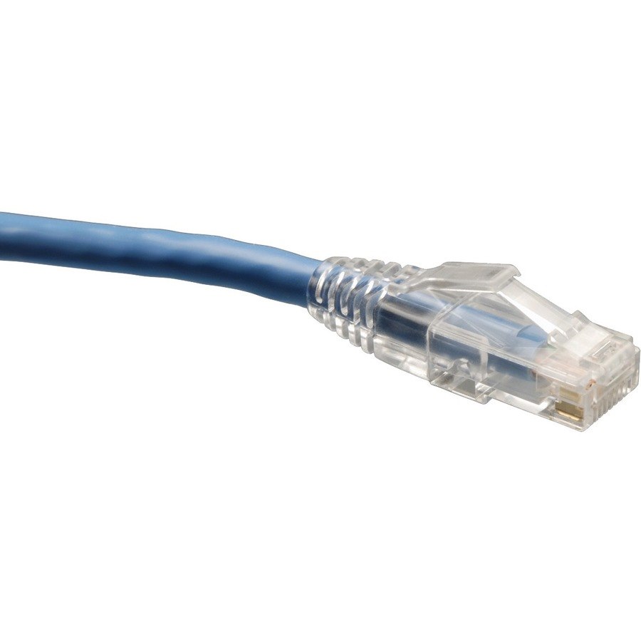 Eaton Tripp Lite Series Cat6 Gigabit Solid Conductor Snagless UTP Ethernet Cable (RJ45 M/M), PoE, Blue, 75 ft. (22.86 m)