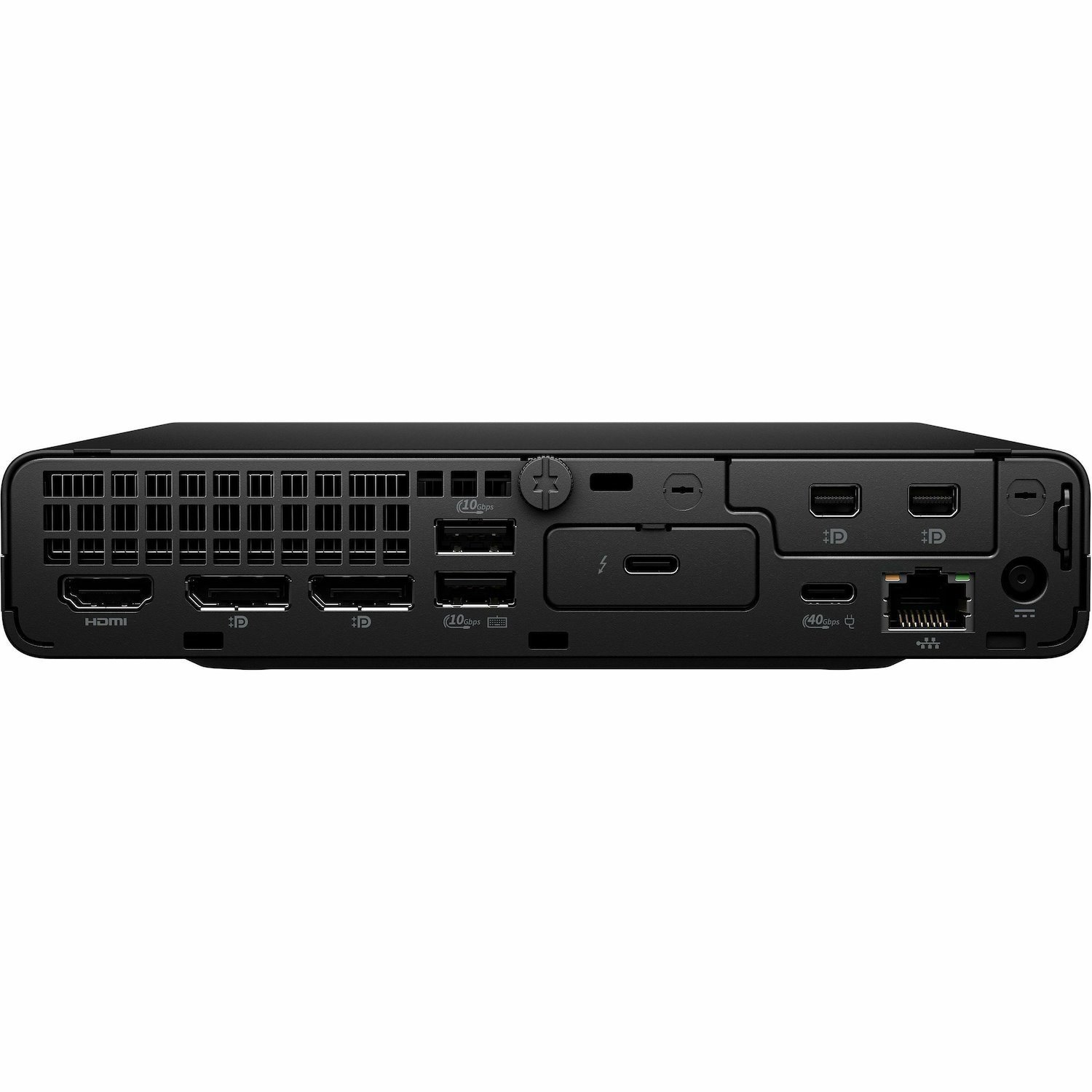 HP EliteDesk 8 G1a Desktop Computer - AMD Ryzen 5 220 - 16 GB - 512 GB PCI Express NVMe 4.0 x4 SSD - Mini PC - Jack Black