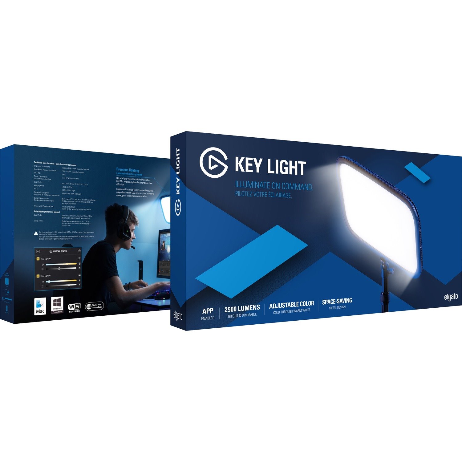 Corsair Spot Light - Desk Mountable, Floor-mountable, Wall Mountable