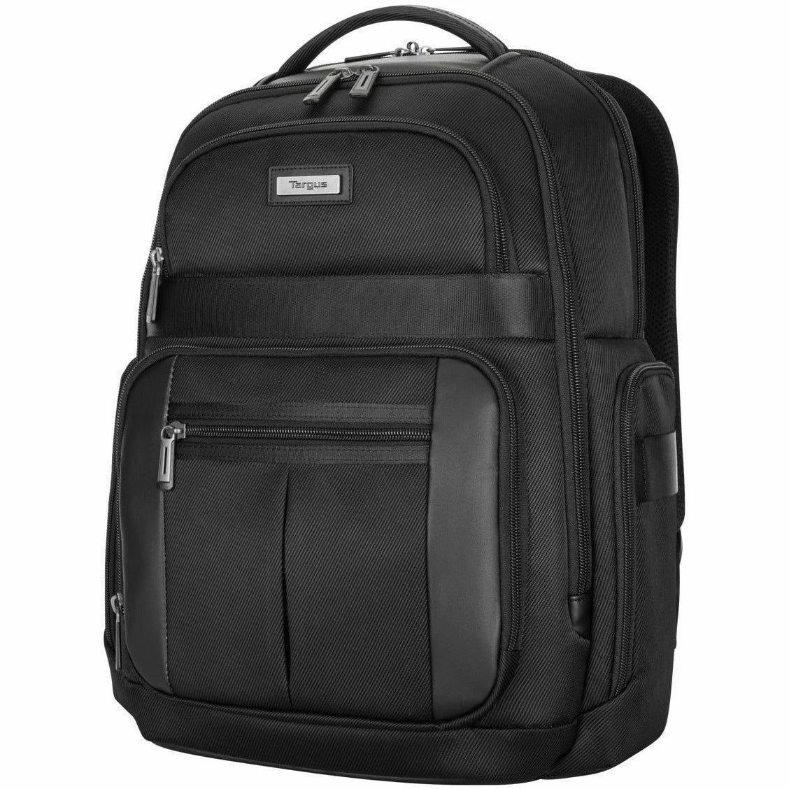 Targus Mobile Elite TBB618GL Carrying Case (Backpack) for 38.1 cm (15") to 40.6 cm (16") Notebook - Black