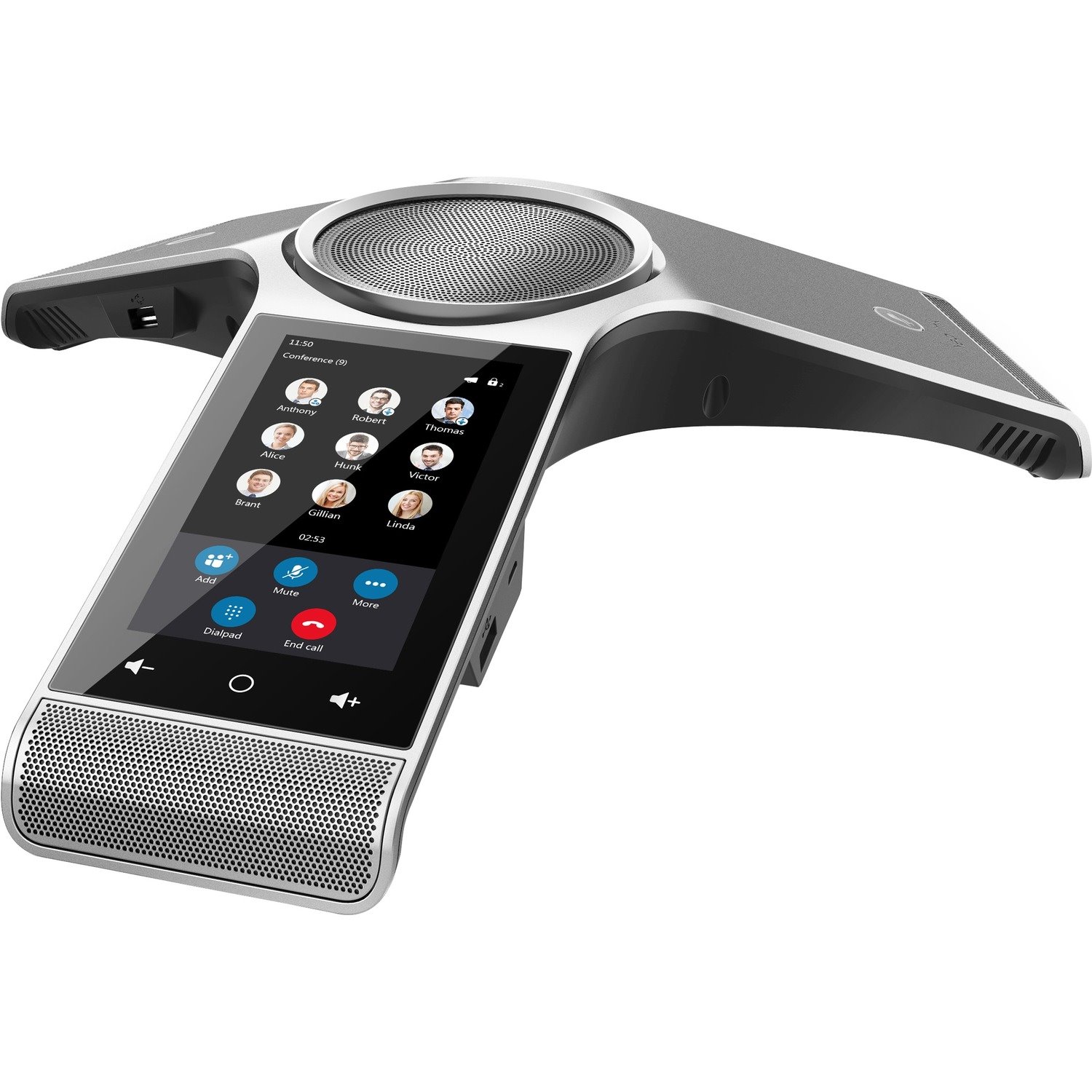 Yealink CP960 IP Conference Station - Corded/Cordless - Wi-Fi, Bluetooth - Tabletop - Classic Gray