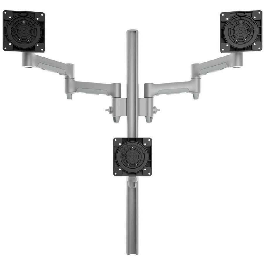 Atdec Triple Monitor Mount H Silver