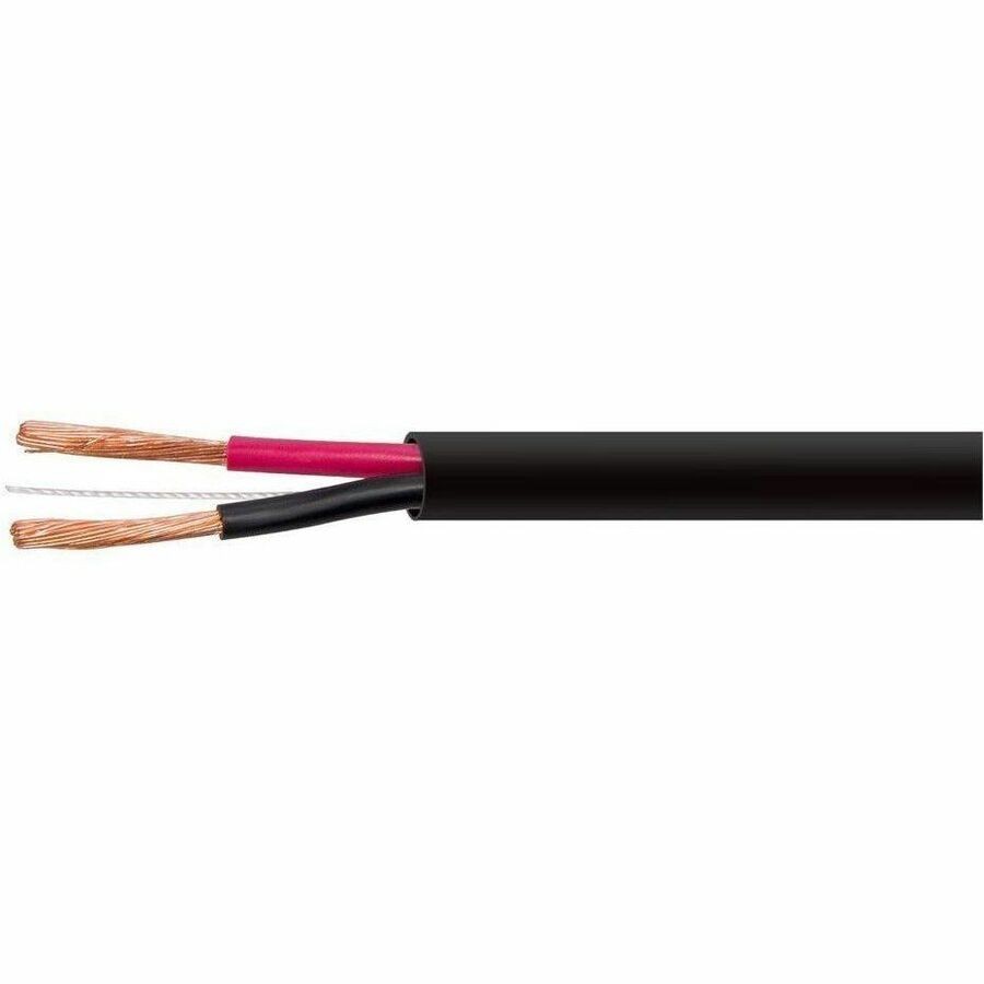 Monoprice Speaker Wire CL2 Rated 2-Conductor 12Awg 100FT Black