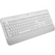 Logitech Signature K650 Keyboard - Wireless Connectivity - USB Interface - English - Off White, White