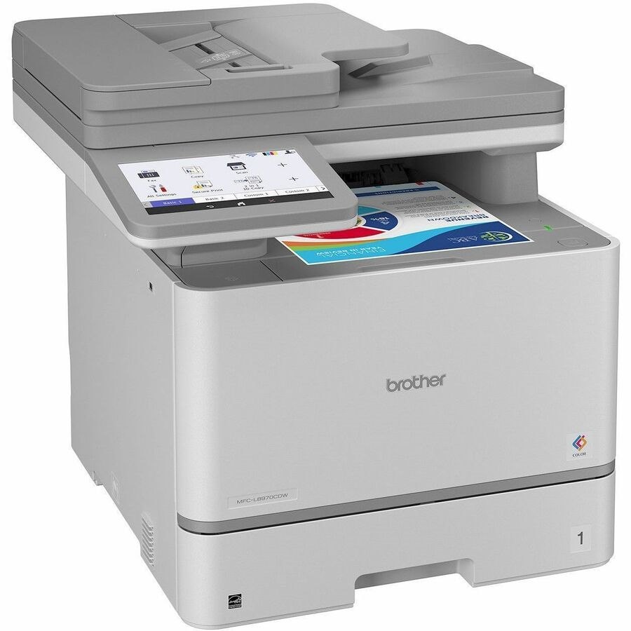 Brother Workhorse MFC-L8970CDW Business Color Laser All-in-One Printer with Duplex Print, Scan, Copy, Advanced Security Features, and Low Total Cost of Ownership