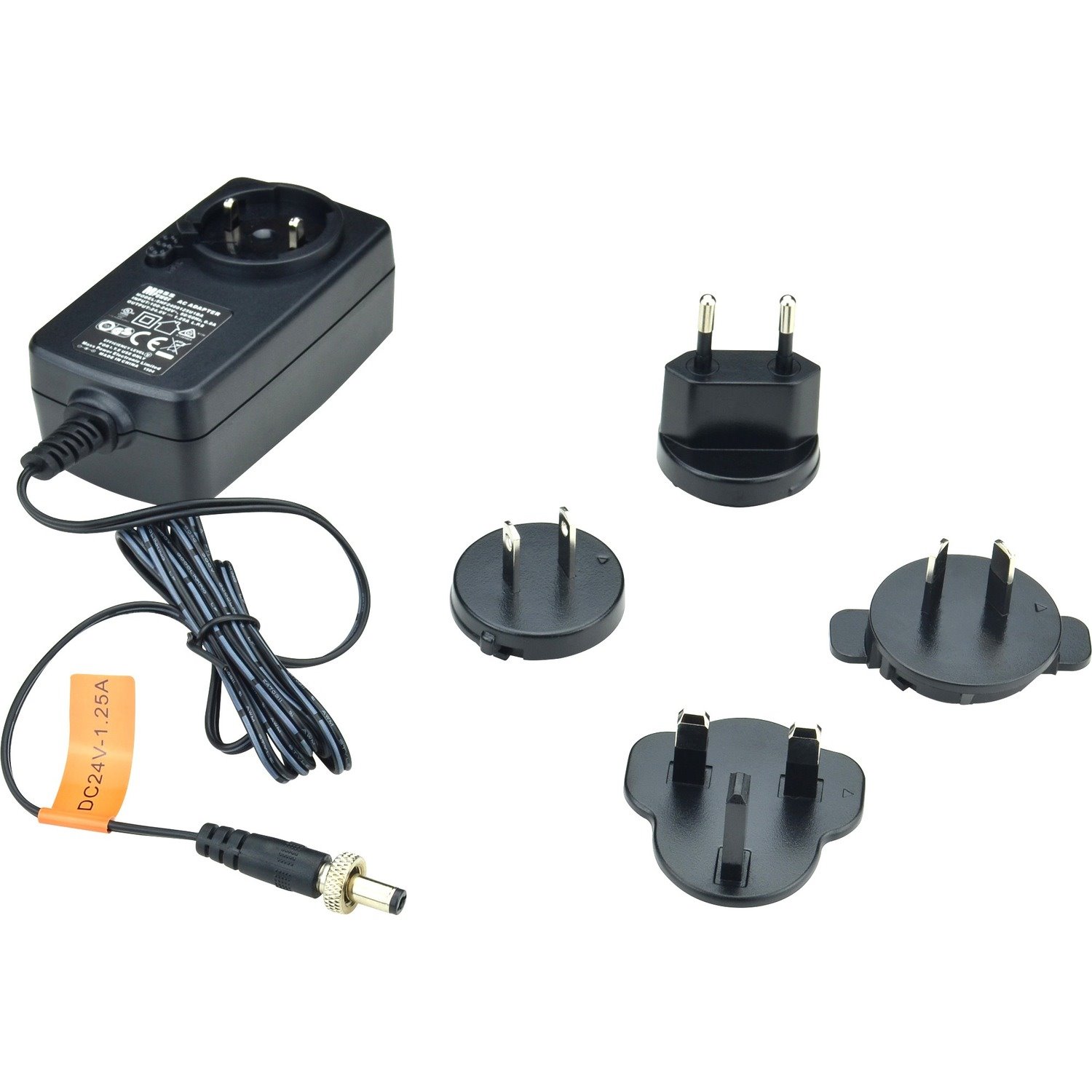 Black Box Video Extender Power Supply Unit - 4K, HDMI, IR, RS-232, 24 Volt, 1.25 Amp