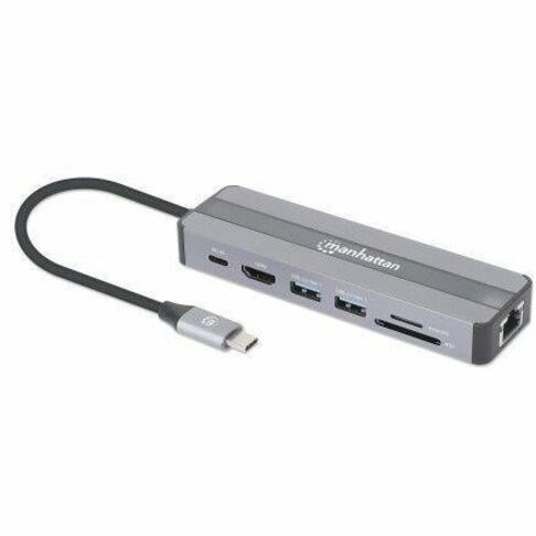 Manhattan USB-C 7-in-1 Docking Station with Power Delivery
