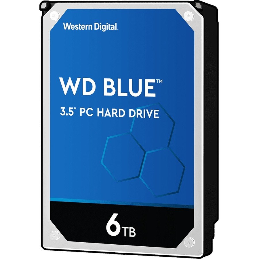 WD Blue WD60EZRZ 6 TB Hard Drive - 3.5" Internal - SATA (SATA/600) - Blue