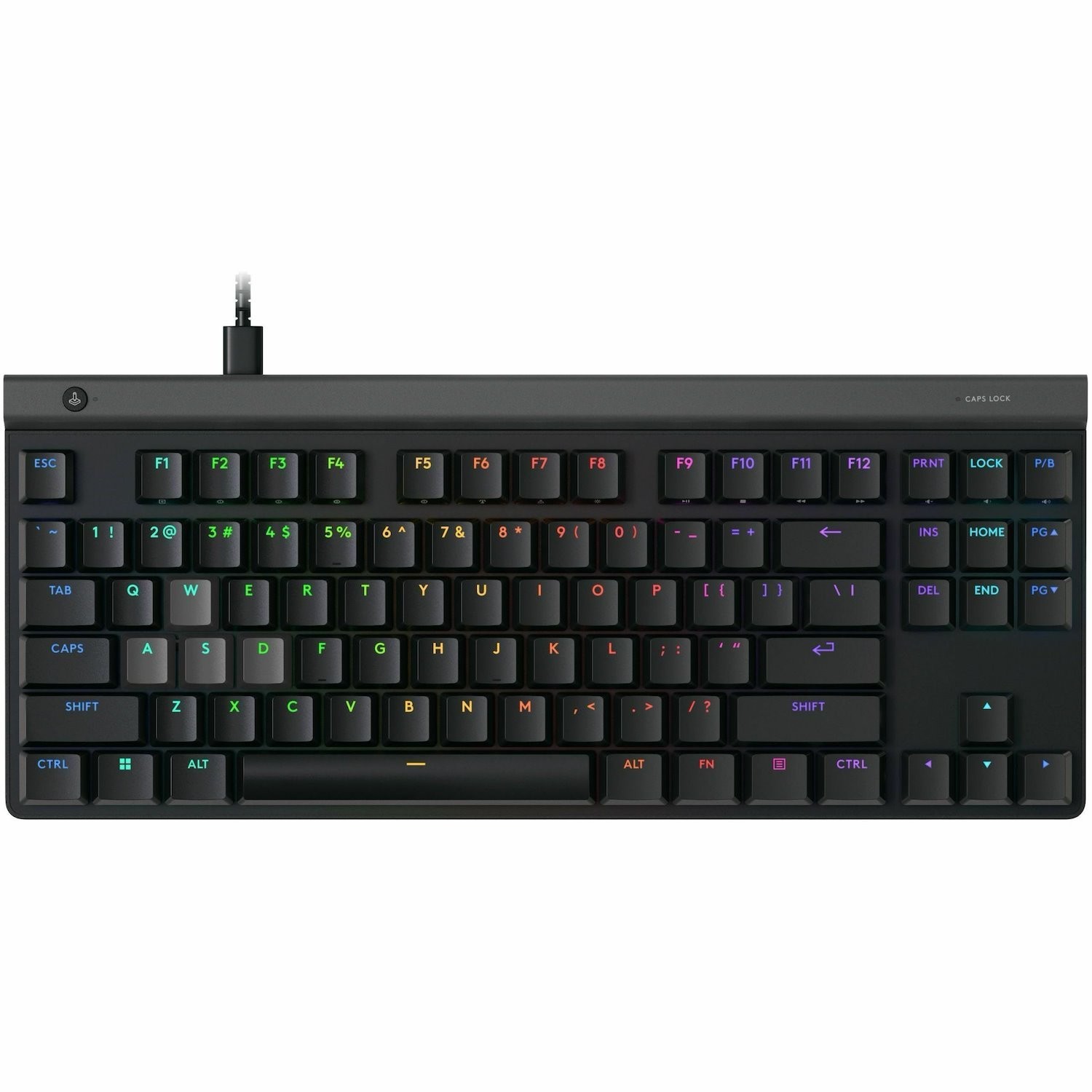 Logitech G G515 RAPID TKL Gaming-toetsenbord - Tenkeyless - Kabel Verbinding - USB type A Interface - RGB LED - Duits - QWERTZ indeling - Zwart