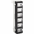 Eaton Tripp Lite Series 12-Port Wall-Mount Patch Panel for UTP Keystone Jacks, Rotatable Modules, TAA