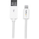 StarTech.com 2m (6ft) Long White Apple® 8-pin Lightning Connector to USB Cable for iPhone / iPod / iPad