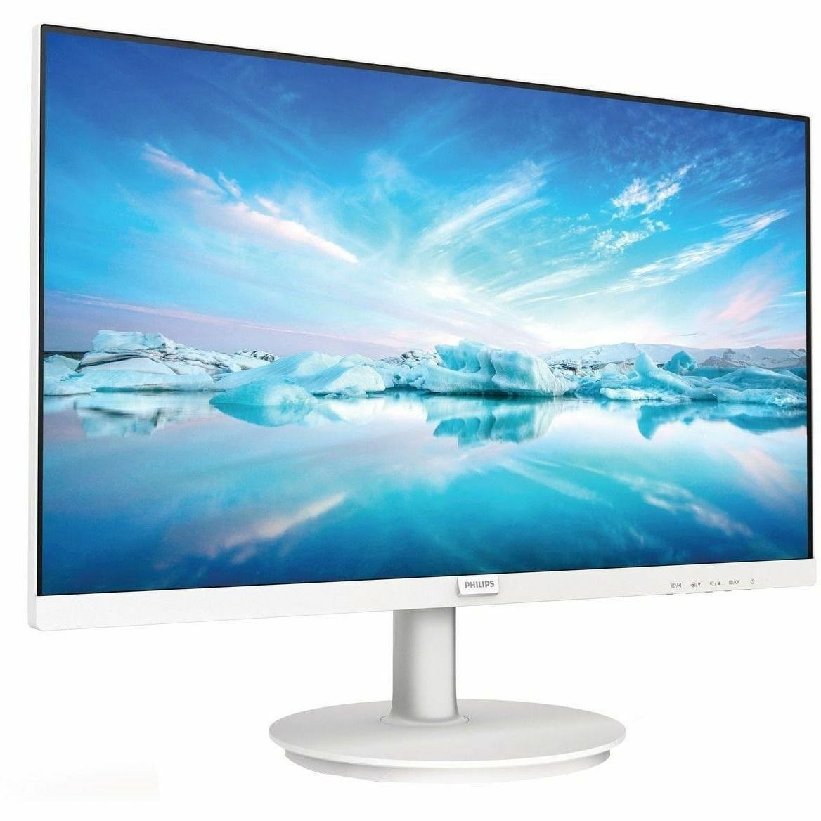 Philips V-line 241V8AW 24" Class Full HD LED Monitor - 16:9 - Textured White