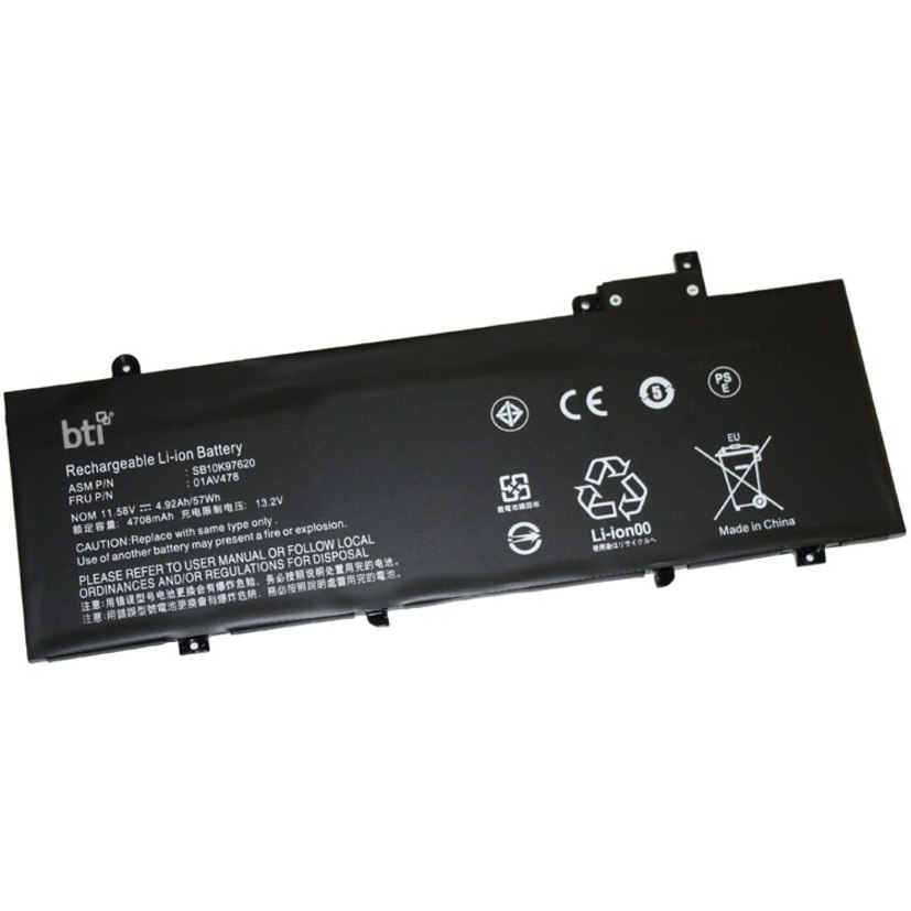 BTI 01AV479-BTI 11.58V 57WHR LI-ION BATTERY 01AV478, 01AV479, 01AV480, SB10K97621